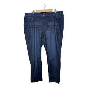 NWT J Jill Denim‎ Womens High Rise Straight Leg Jeans 24W Stretch Luna Wash Blue